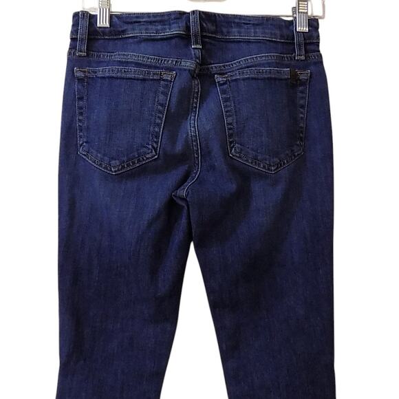 Joe's‎ Jeans Women 4 Blue Mary Dark Wash Mid Rise Denim Ankle Distressed Grunge - Picture 4 of 7